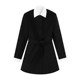 Woolen coat women's retro temperament top