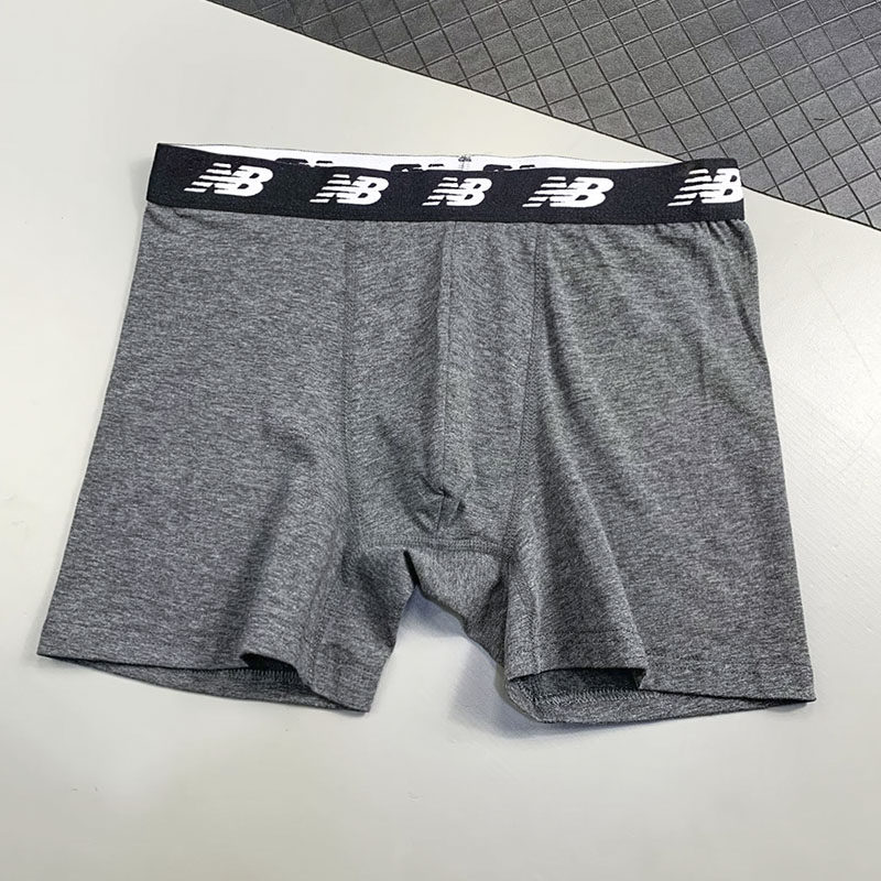 外贸纯棉平角内裤男士运动内裤四角裤吸汗透气底裤衩内穿短裤头