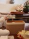 Large capacity handmade jute woven storage box with lid