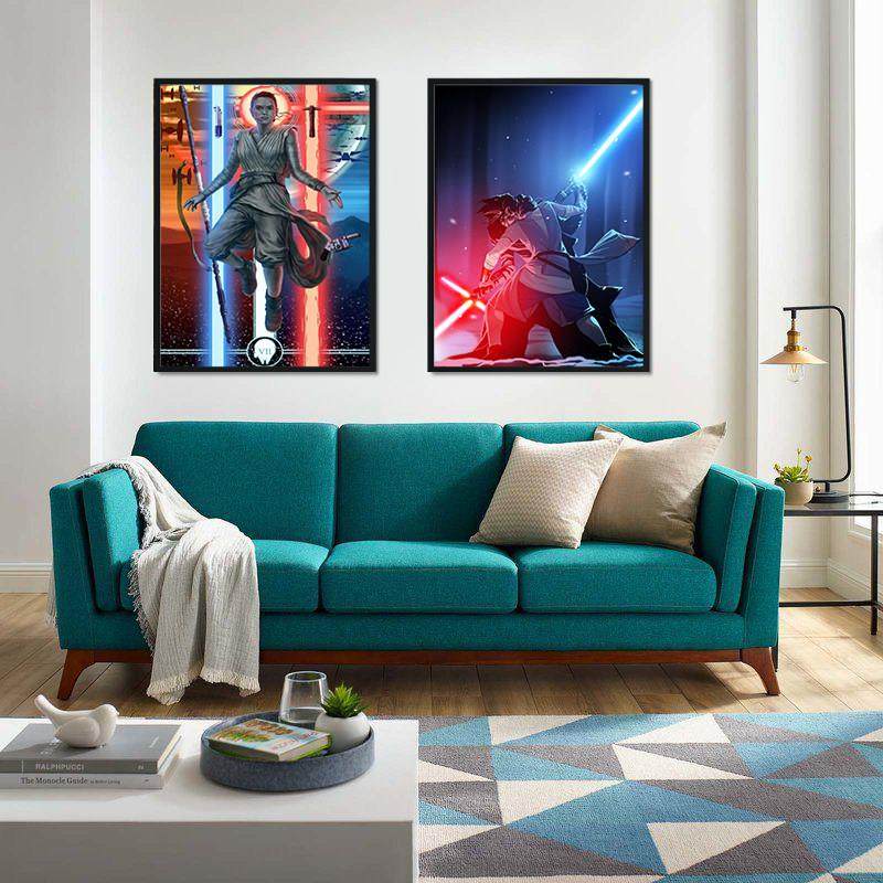 星球大战电影海报装饰画客厅背景墙绝地武士儿童房挂画电竞酒店画,淘宝优惠券,粉丝福利购,淘宝优惠卷
