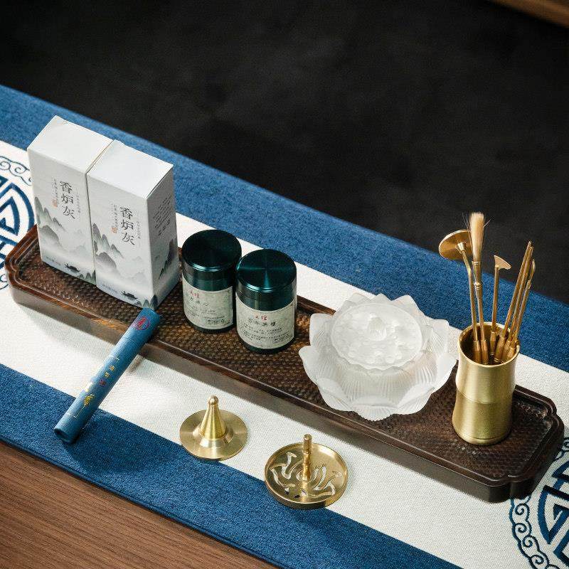 莲花琉璃香篆炉香道套装打香篆工具香纂用品香勺香灰压香铲香扫筷,淘宝优惠券,粉丝福利购,淘宝优惠卷
