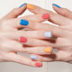 Unna (beauty) unna 2024 pleasant colorful color manicure candy color Internet celebrity model exclusive for nail salons