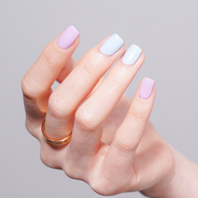 UNNA milk fufu macaron color nail polish