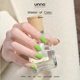 Nail Polish 2024 Spring and Summer New Short Nail Manicure Spring and Summer Limited Healing Bean Green Nail Art Shop Exclusive