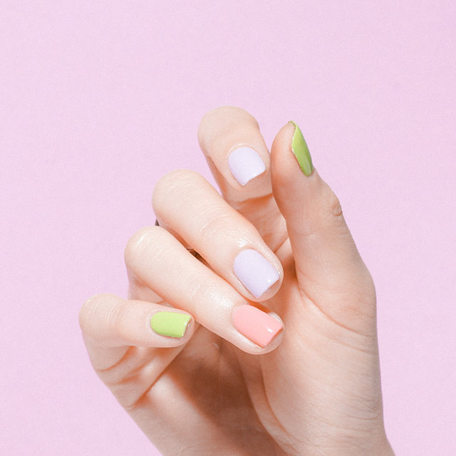 Unna (beauty) dopamine macaron jump color 2024 new nail salon special large sequin CP color matching