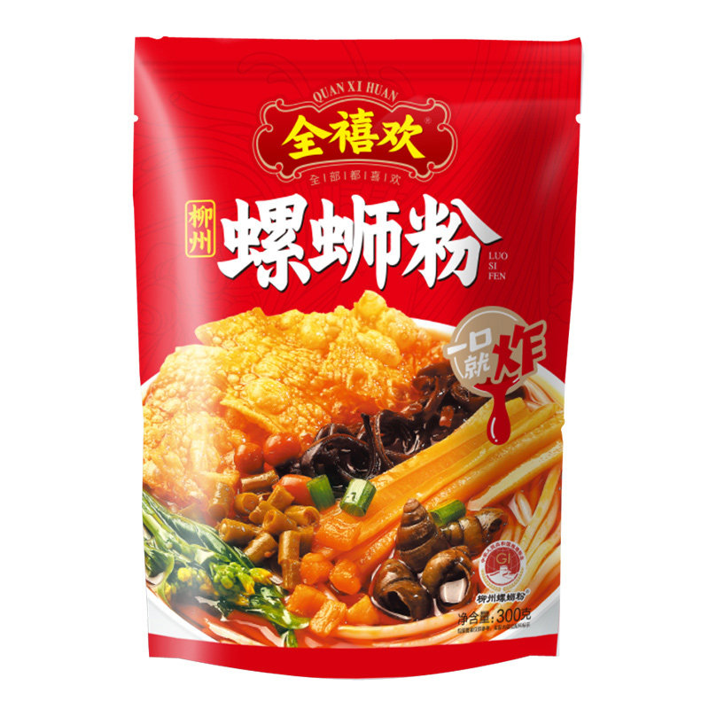 全禧欢螺蛳粉尝鲜装300g*1袋广西柳州速食米线酸辣粉泡面