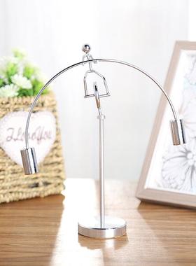 单脚小铁人平衡摆件小铁人大力士举重平衡仪桌面铁艺装饰定制