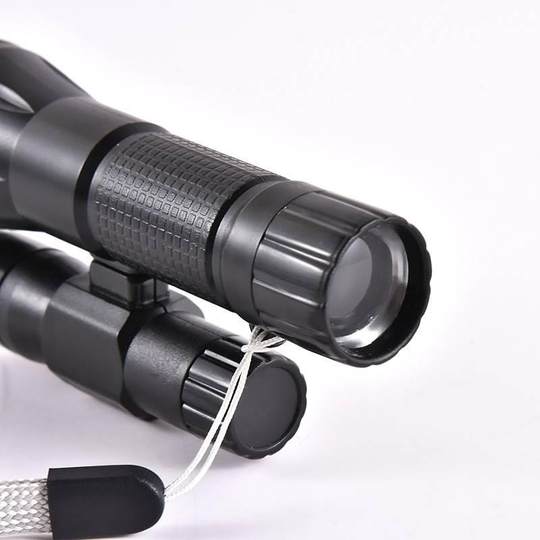 Multifunctional laser pointing lighting flashlight portable led children's monocular telescope light toy