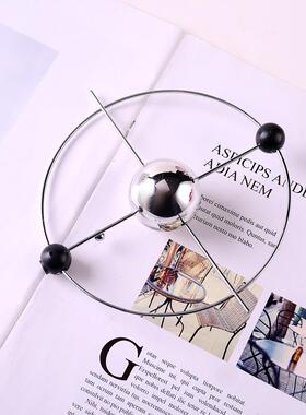 创意天体轨道永动仪 旋转电磁摆物理模型磁性摇摆摆件节日小礼品