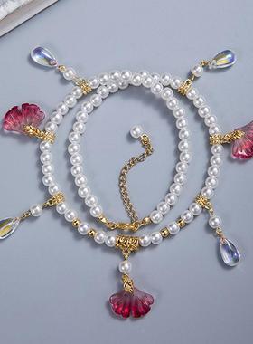 古风汉服璎珞唐风软璎珞旗袍项链女复古仙气古装配饰汉元素国定制