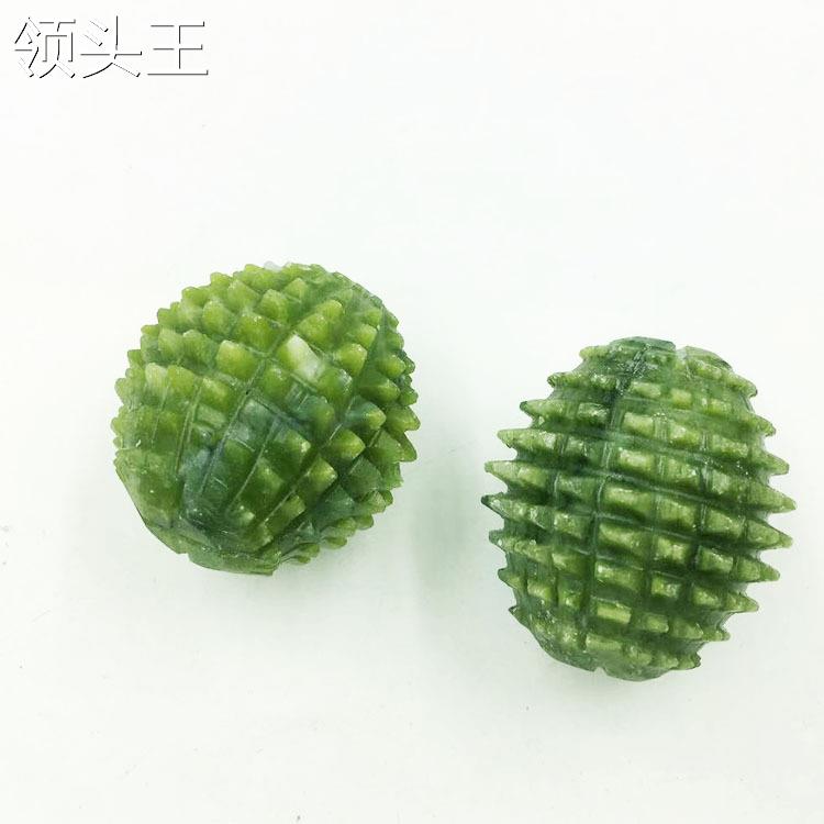 源头工厂 岫玉脸部按摩器面部玉石滚轮美容工具刮痧板玉梳子玉蛋 - 图2