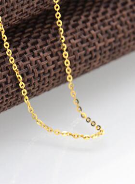 多色可选0字链 十字女士项链 铜镀银饰品 镀玫瑰金白金定制