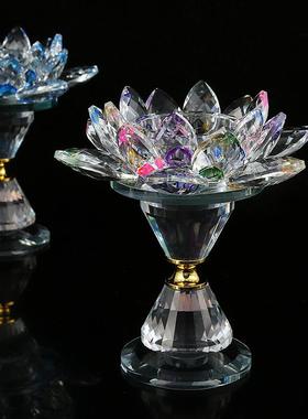 莲花灯佛供灯烛台摆件佛具用品家居装饰供灯烛灯寺庙用品定制