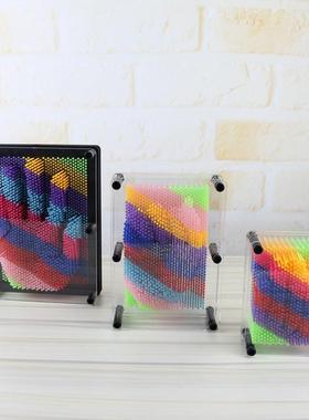 多彩百变针画手印3d手模三维立体克隆 创意礼品 新奇实用定制