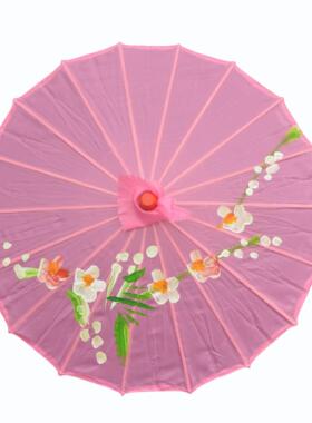 古风伞装饰吊顶手绘绸布伞仿古风舞蹈演出道具工艺伞定制