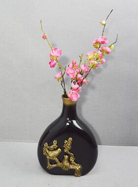 新款欧式家居用品创意花瓶摆件插花器客厅装饰树脂工艺品定制