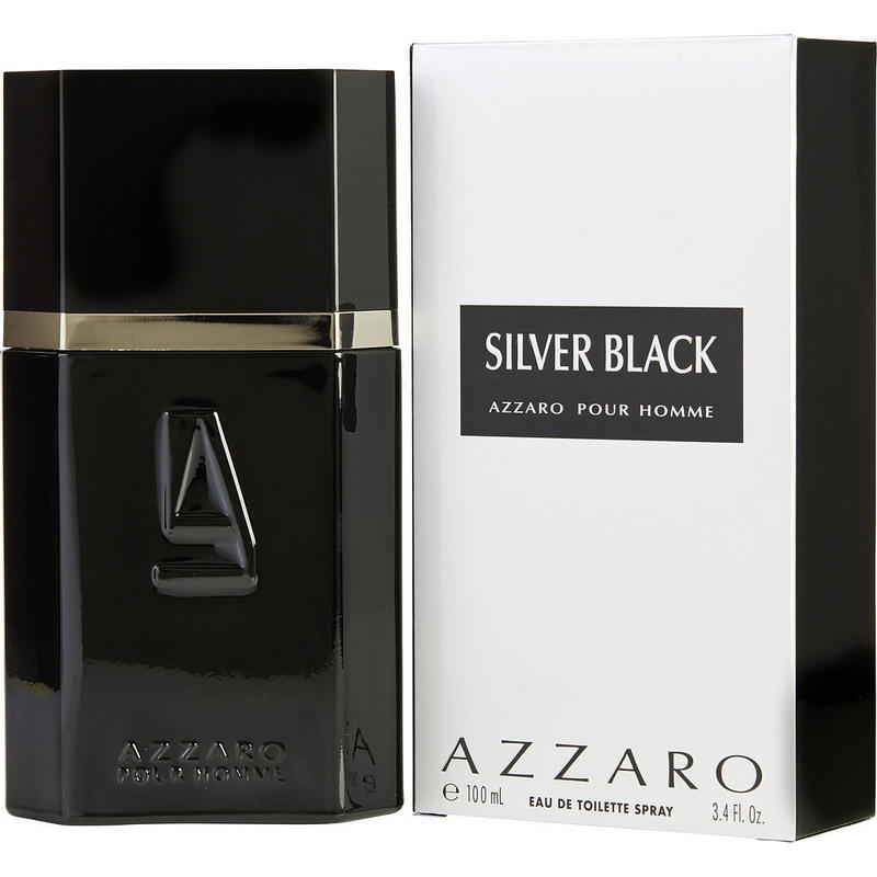 AZZARO 阿莎罗 银黑男士淡香水 EDT 100ml - 图0