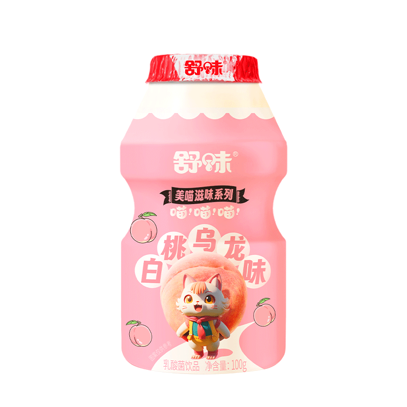 舒味乳酸菌饮品儿童早餐饮品益生菌饮料100g*8瓶