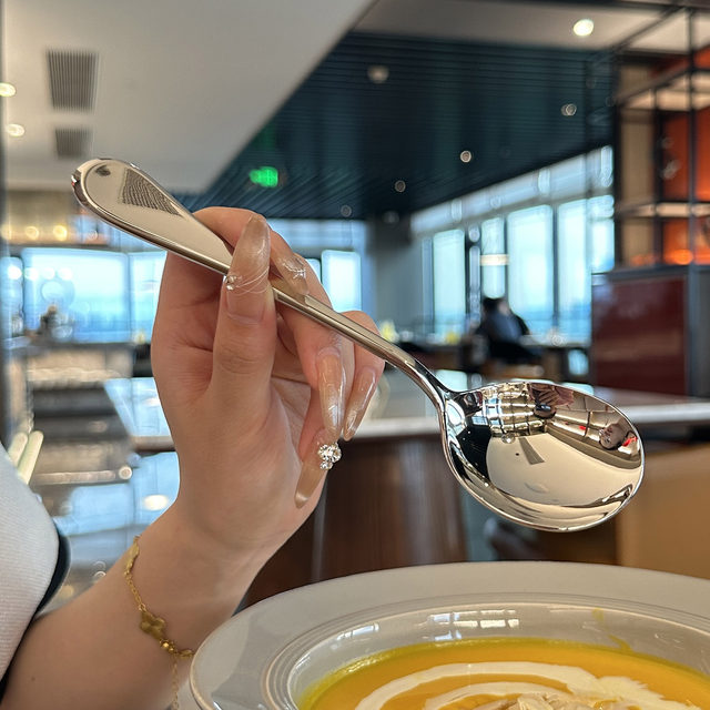 316 stainless steel western food spoon