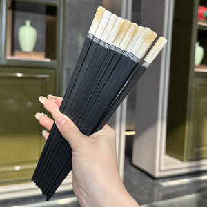 *老板娘自留*仿玉石合金筷子防滑耐高温消毒柜可用精致筷子轻奢