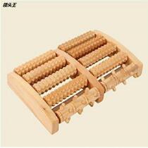 Roller massager plantar foot reflexology wood solid wood foot foot small leg massage footballer acupoint ball bearing