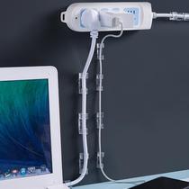 Wire fixer containing wire-fixing wire-fixing wire nail-free data wire clamp self-adhesive buckle mesh route theorizer