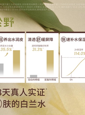 於野白兰水15ml植物精粹保湿滋养