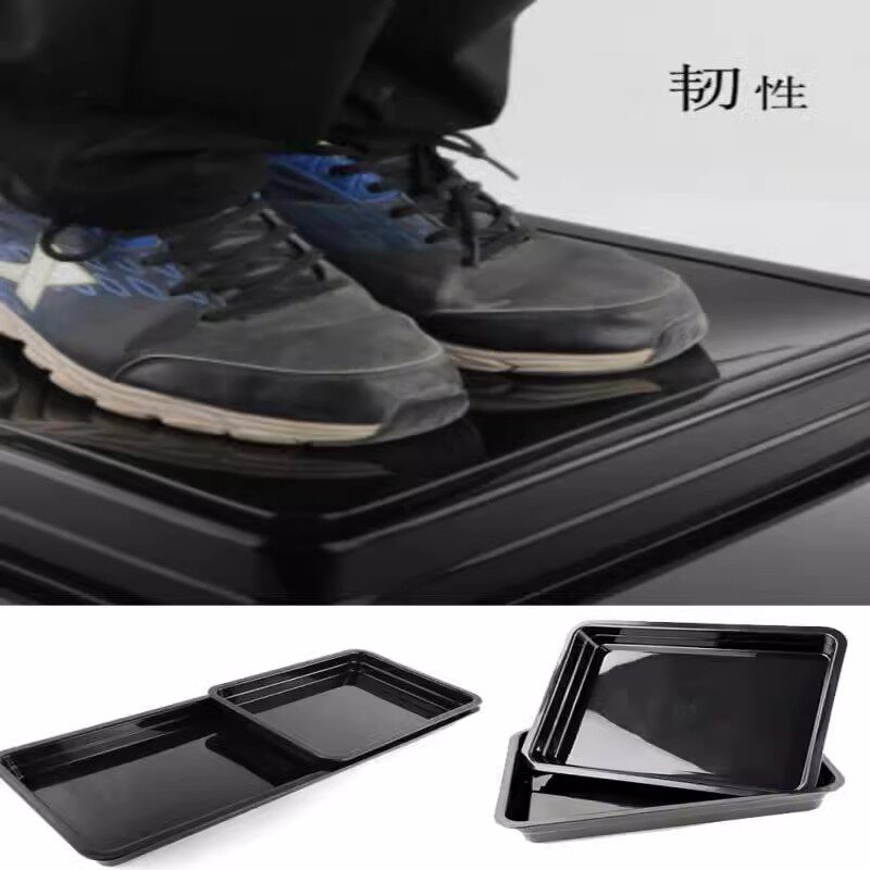 Supermarket cold fresh meat display tray black plastic freezer cold fresh meat tray thickened pork tray display tray