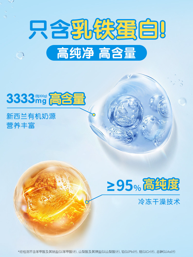 进口goodhealth小猴子乳铁蛋白婴幼儿童免疫营养品咀嚼片60粒*2瓶