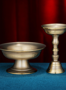 尼泊尔护法杯青铜供护法杯居家供奉供酒杯供茶杯家用护法杯大小号