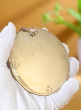 清仓结缘 铜凸镜凹面镜八卦镜佛牌吉祥铜镜藏传密宗用品铜面镜