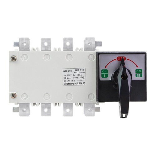 双电源手动转换切换开关3P 4P 350A500A三相四线负荷隔离开关380v - 图3