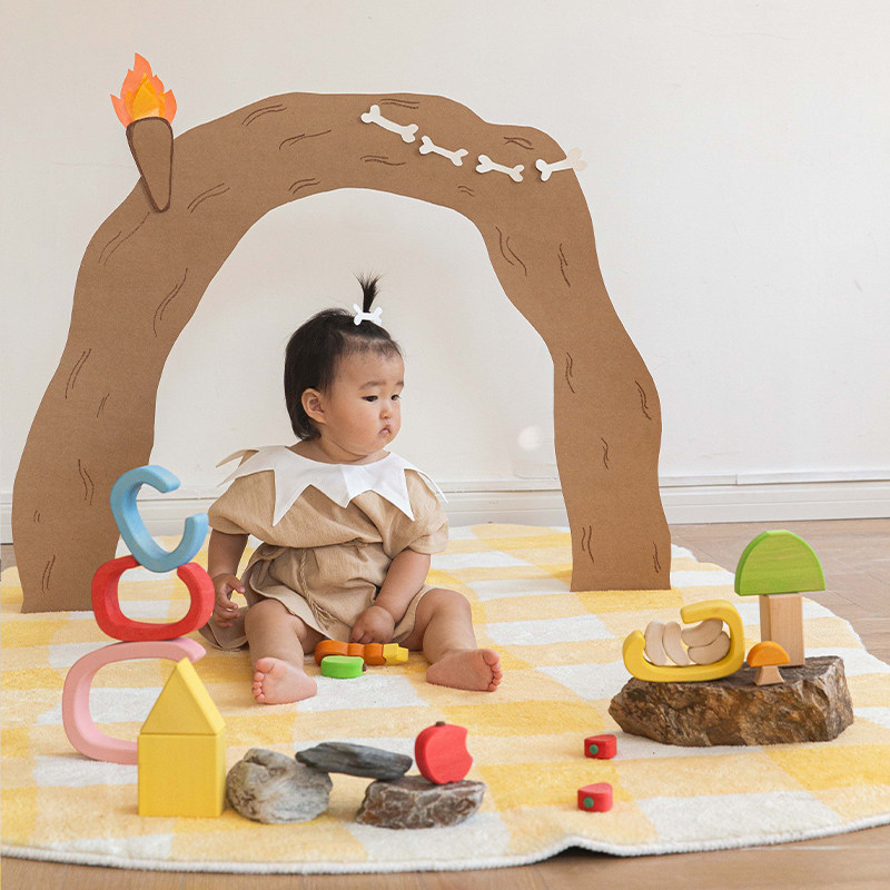 AVDAR蚂蚁部落儿童积木玩具拼插大颗粒实木益智男女宝宝拼搭玩具,淘宝优惠券,粉丝福利购,淘宝优惠卷