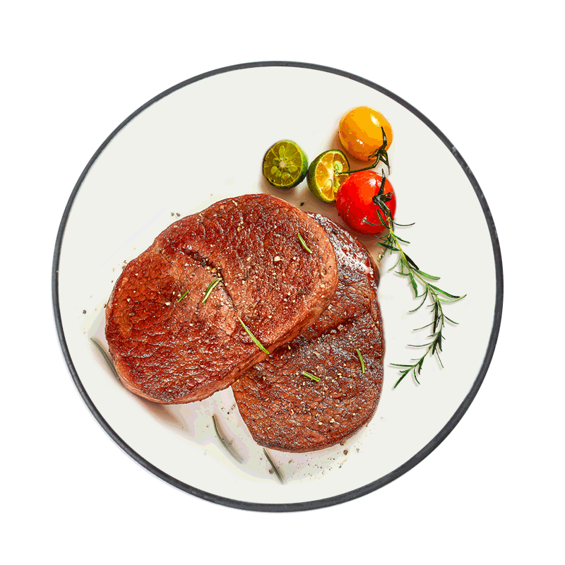 鸿亮牛排家庭牛肉套餐新鲜10片菲力儿童菲力黑椒牛扒20