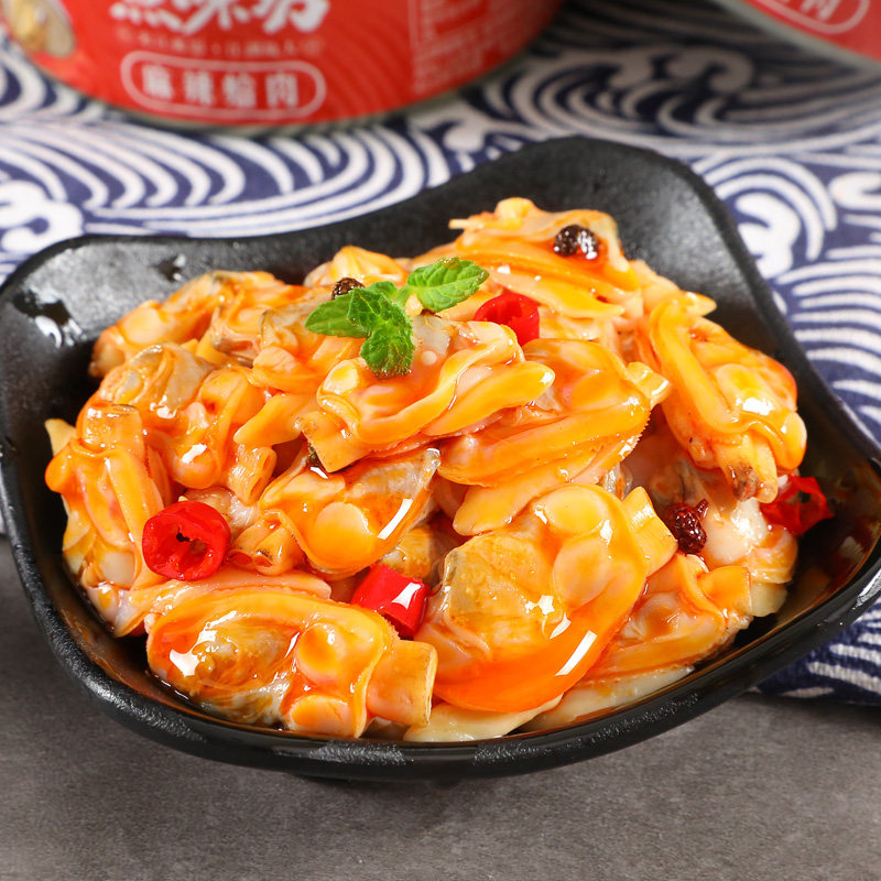 麻辣花甲肉蛤蜊花蛤4罐装 热品库 性价比省钱购