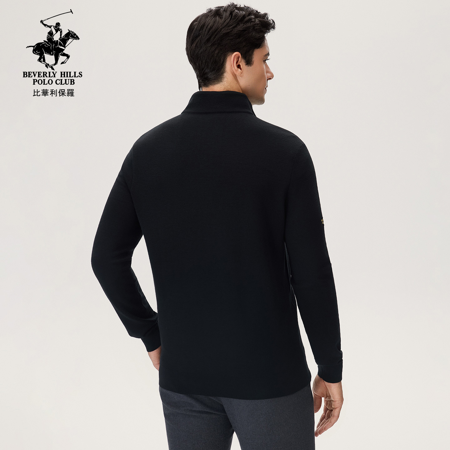 【绵羊毛】比华利保罗2025秋冬男款针织衫羊毛衫外套保暖休闲 - 图2