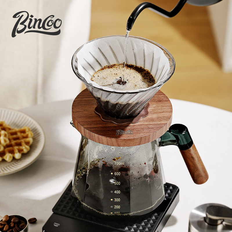 Bincoo手冲咖啡壶套装家用小型咖啡豆研磨器具全套专业手冲咖啡机 - 图2