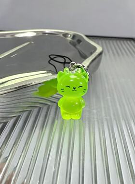 新款可爱树脂外星人手机包挂件