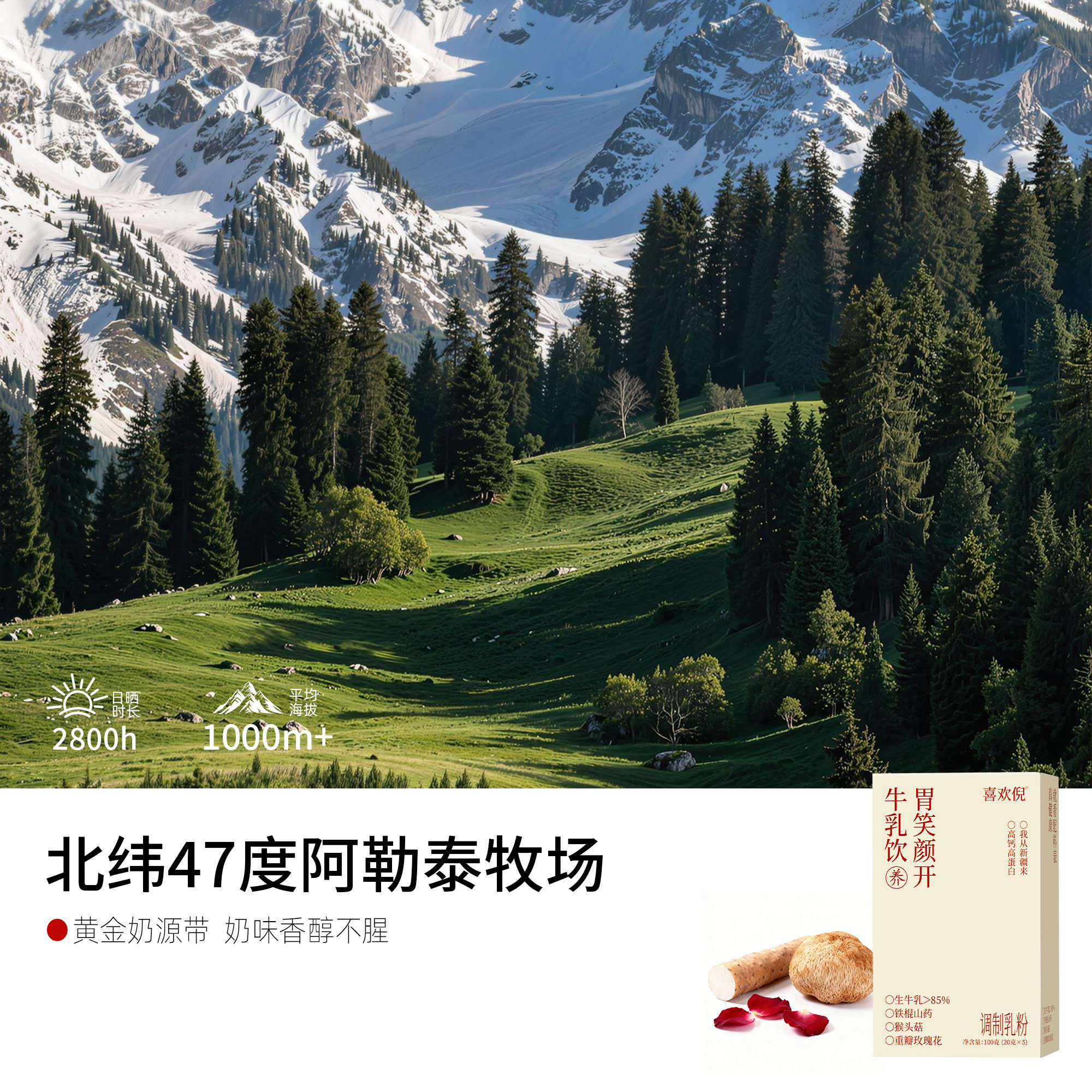 无粉感 猴头菇山药牛乳茶温养健康营养肠胃冲泡即食早餐代餐饱腹,淘宝优惠券,粉丝福利购,淘宝优惠卷