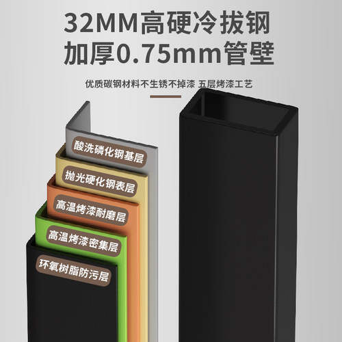 简易组装衣柜卧室家用一体式免安装全封闭加粗加厚出租房结实耐用 - 图1