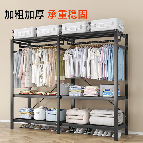 免安装折叠简易布衣柜家用卧室出租房用一体式经济型结实耐用衣橱 - 图1