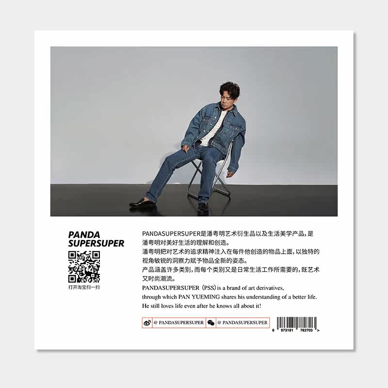 潘粤明PSS熊猫节日卡片创意CD造型生日贺卡祝福卡熊猫周边礼物,淘宝优惠券,粉丝福利购,淘宝优惠卷