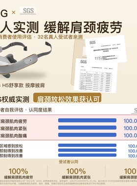 礼物推荐skg肩颈按摩仪按摩器H5
