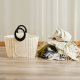 Wall-mounted foldable dirty clothes basket storage basket