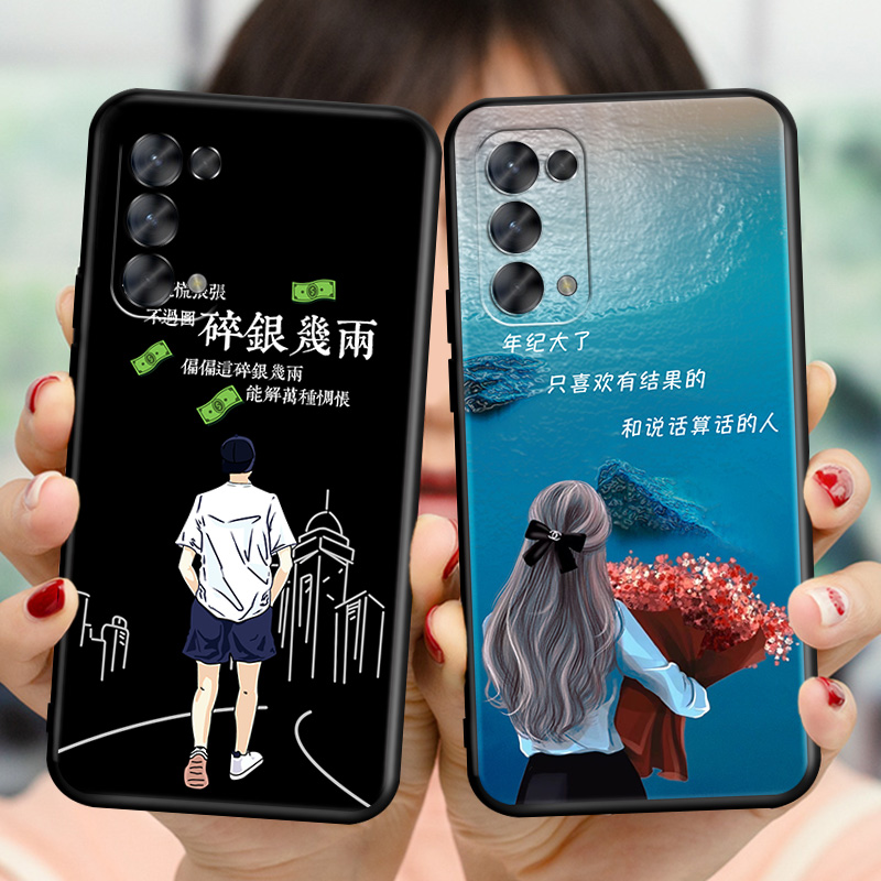 opp0reno5手机壳新款曲面屏opporeno5k5g手机套oppo带挂绳opporneo5外壳oppopegmoo后壳0p0preno5钢化膜poop - 图1