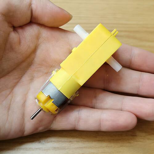 TT马达 1：48单轴1比120双轴减速箱齿轮牙箱 科教实验玩具130电机 - 图1