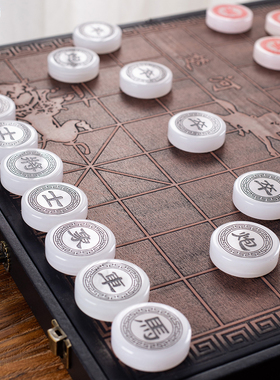 藏钰福中国象棋带棋盘折叠套装