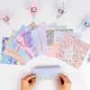 Origami set square children's kindergarten students handmade materials colorful cherry blossom girl starry sky paper double-sided printing paper crane colored paper soft paper paper-cut cardboard thickened stacked star strips