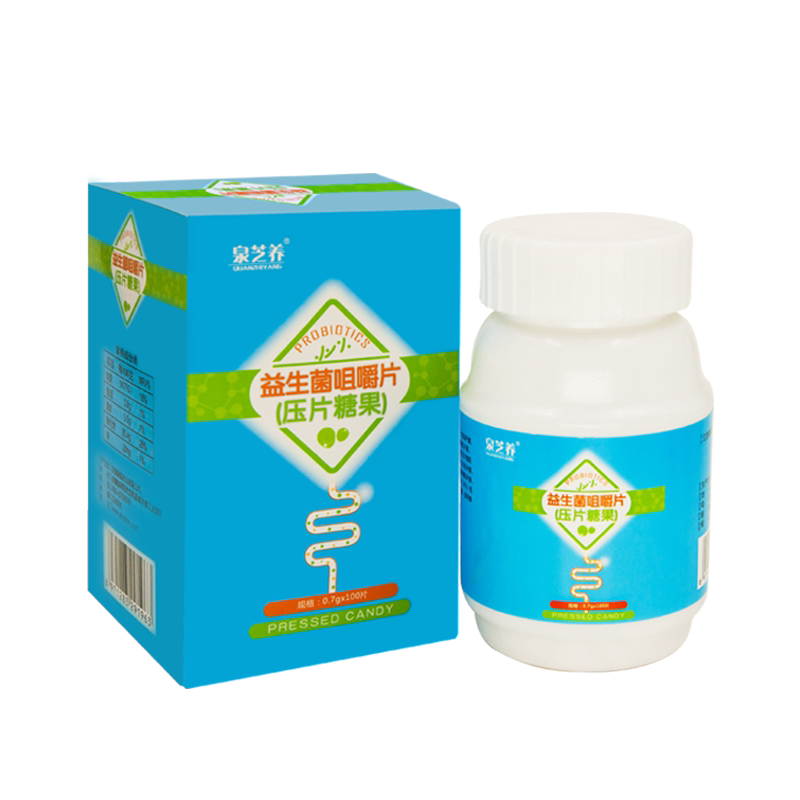 泉芝养成人儿童女性乳酸菌咀嚼片 泉芝养益生菌