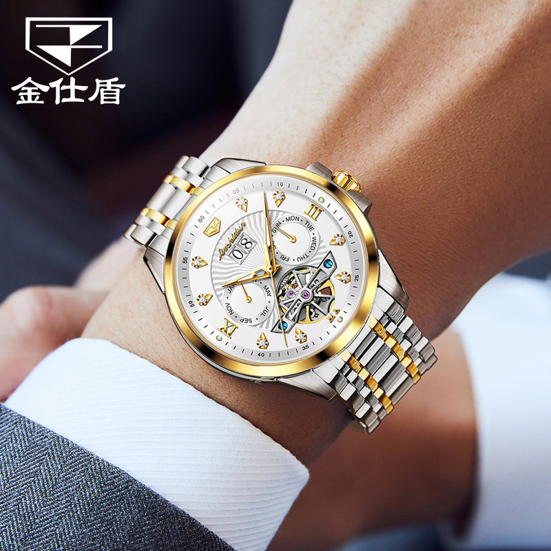 陀飞轮名牌镂空男款防水十大 卡麦仕国产腕表